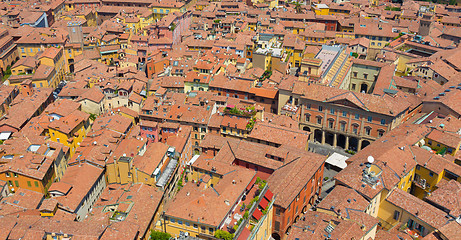 Image showing Aerial view of Bologna, Italy.