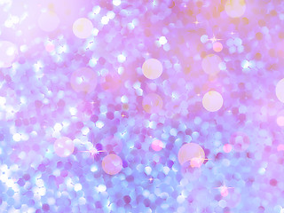 Image showing Glitters on a soft blurred background. EPS 10