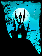 Image showing Halloween composition with horror house. EPS 10