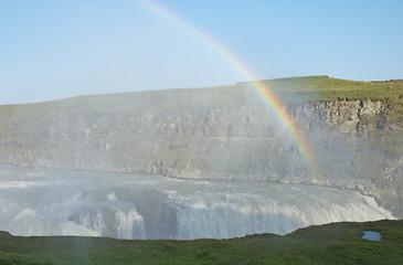 Image showing Gullfoss waterfall