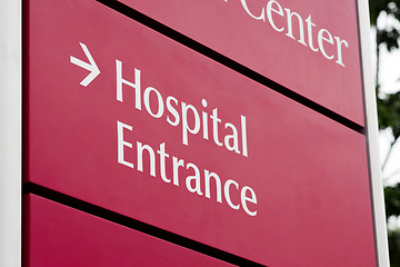 Image showing Emergency Entrance Local Hospital Urgent Health Care Building