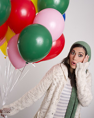 Image showing Balloon Woman