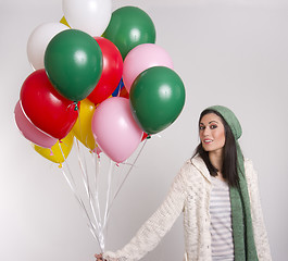 Image showing Balloon Woman