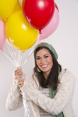 Image showing Balloon Woman