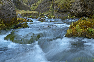 Image showing Mountain river, Iceland