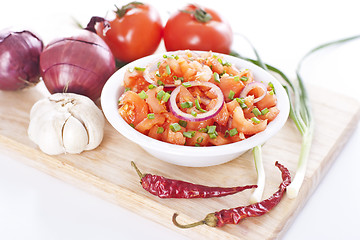 Image showing Bowl of salsa