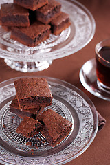 Image showing Chocolate brownies