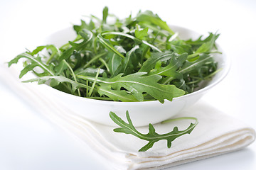 Image showing Rucola fresh salad