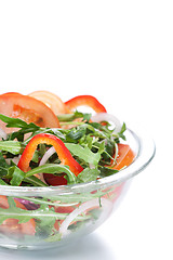 Image showing Healthy green salad