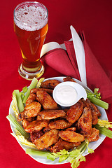 Image showing Buffalo chicken wings