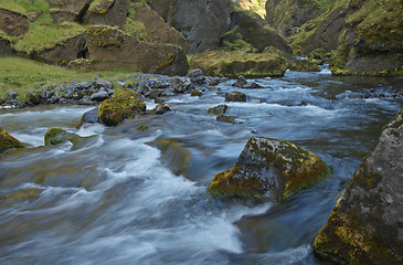 Image showing Mountain river, Iceland