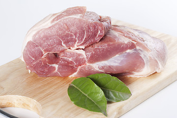 Image showing Raw pork