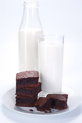 Image showing Chocolate brownies