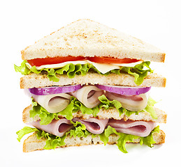 Image showing Big sandwich