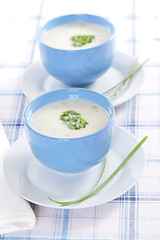 Image showing Onion pureed soup