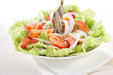 Image showing Fresh vegetable salad