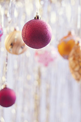 Image showing Christmas balls