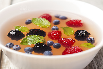 Image showing Fruit soup