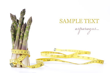 Image showing Asparagus and measuring type