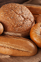 Image showing Variety of bread