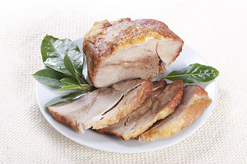 Image showing Roasted pork