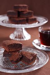 Image showing Chocolate brownies