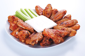 Image showing Buffalo chicken wings