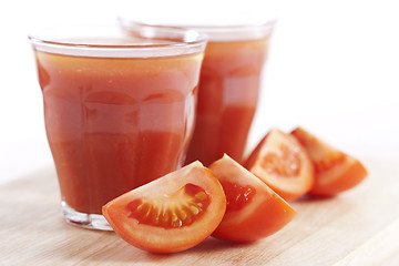 Image showing Fresh tomato juice 