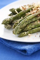 Image showing Asparagus gratin