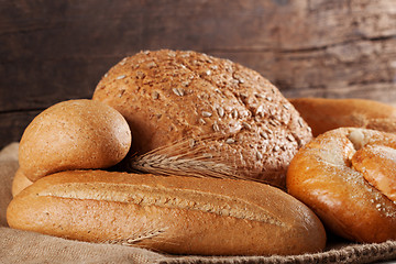 Image showing Variety of bread