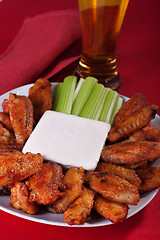 Image showing Buffalo chicken wings