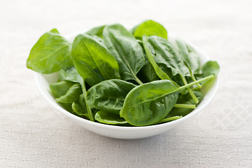 Image showing Fresh spinach