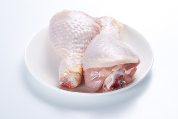 Image showing Raw chicken legs