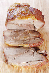 Image showing Roasted pork