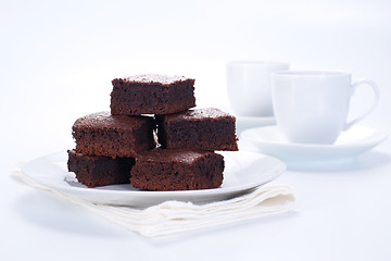 Image showing Chocolate brownies