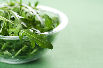 Image showing Rucola fresh salad