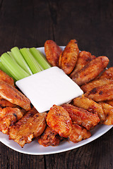 Image showing Buffalo chicken wings