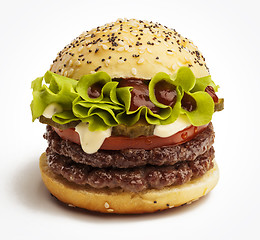 Image showing Juicy burger