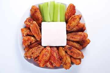 Image showing Buffalo chicken wings