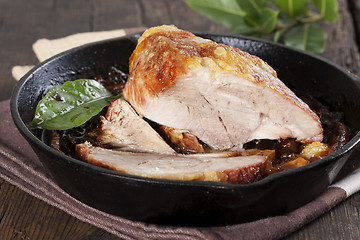 Image showing Roasted pork 