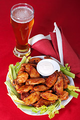 Image showing Buffalo chicken wings