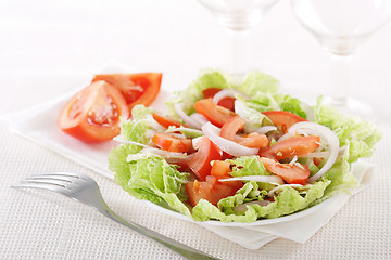 Image showing Fresh vegetable salad