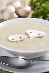 Image showing Mushroom soup 