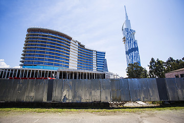 Image showing Buildings under construction in Batumi, Georgia