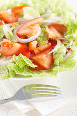 Image showing Fresh vegetable salad