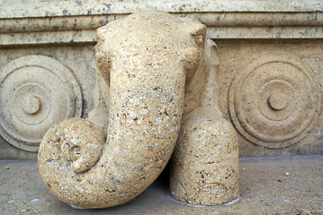 Image showing Marble elephant