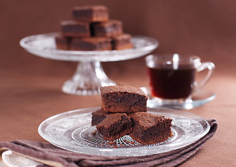 Image showing Chocolate brownies