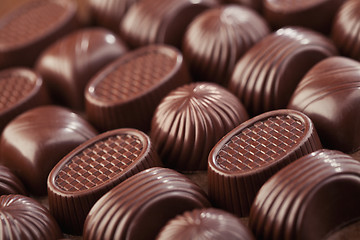 Image showing Chocolate pralines