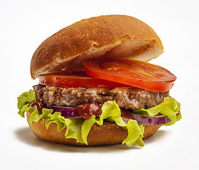 Image showing Juicy burger