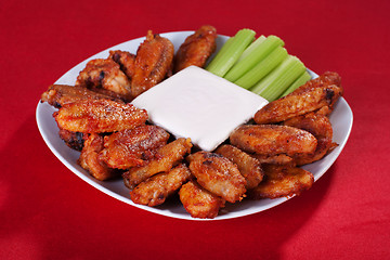 Image showing Buffalo chicken wings